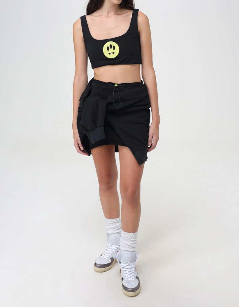 TwoPiece Set Mini Skirt Crop Top