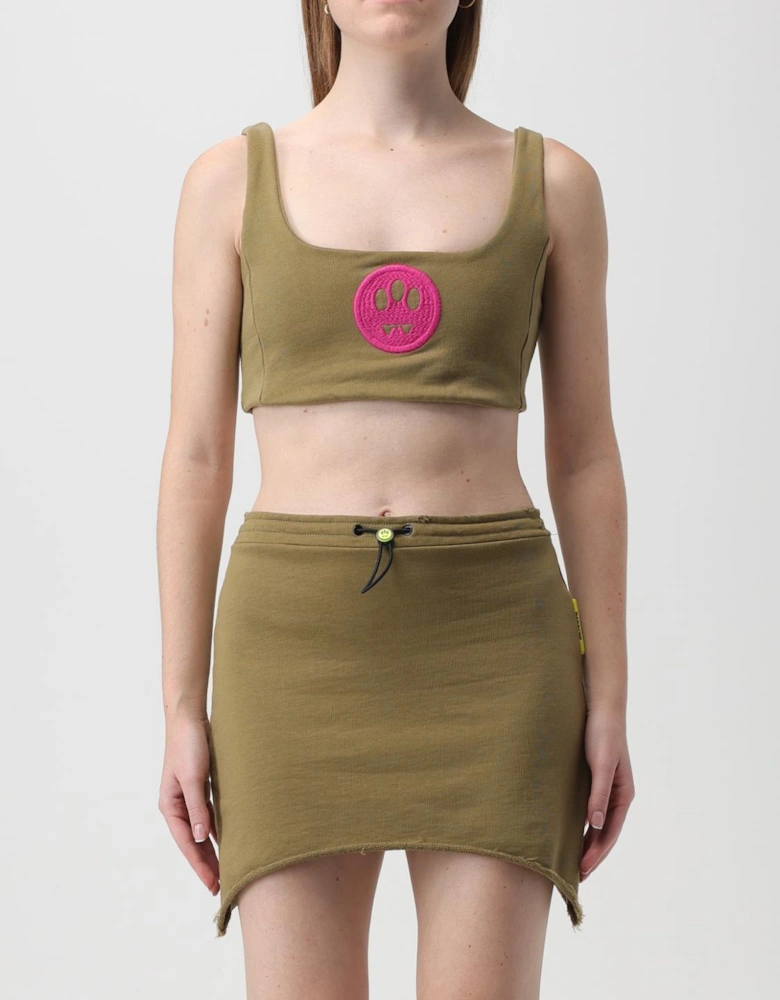 TwoPiece Set Mini Skirt Crop Top
