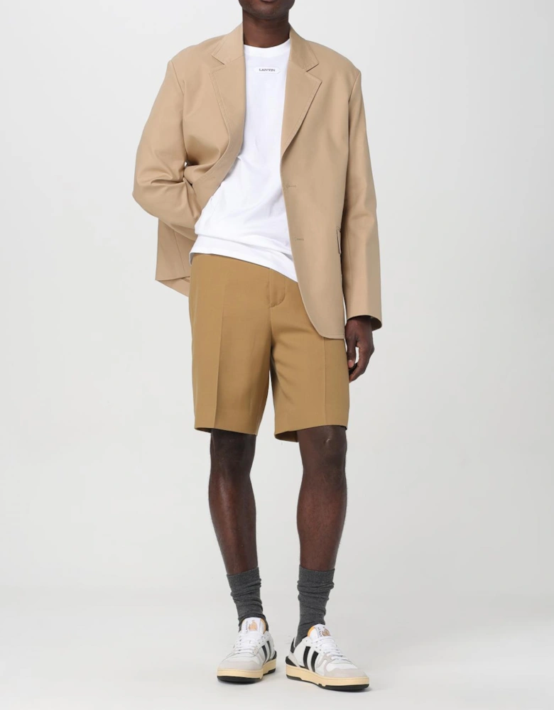 Relaxed Fit Cotton Suit Jacket