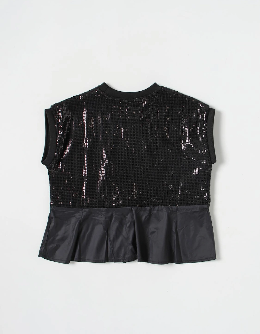 Sequin Peplum Top
