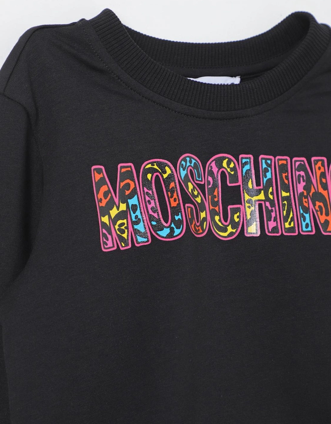 Relaxed-Fit Crew Neck Graphic Logo Print Long Sleeve Pullover Sweatshirt
