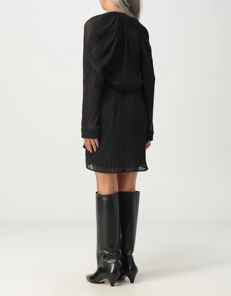 Alvina Mini Dress Pleated Wrap