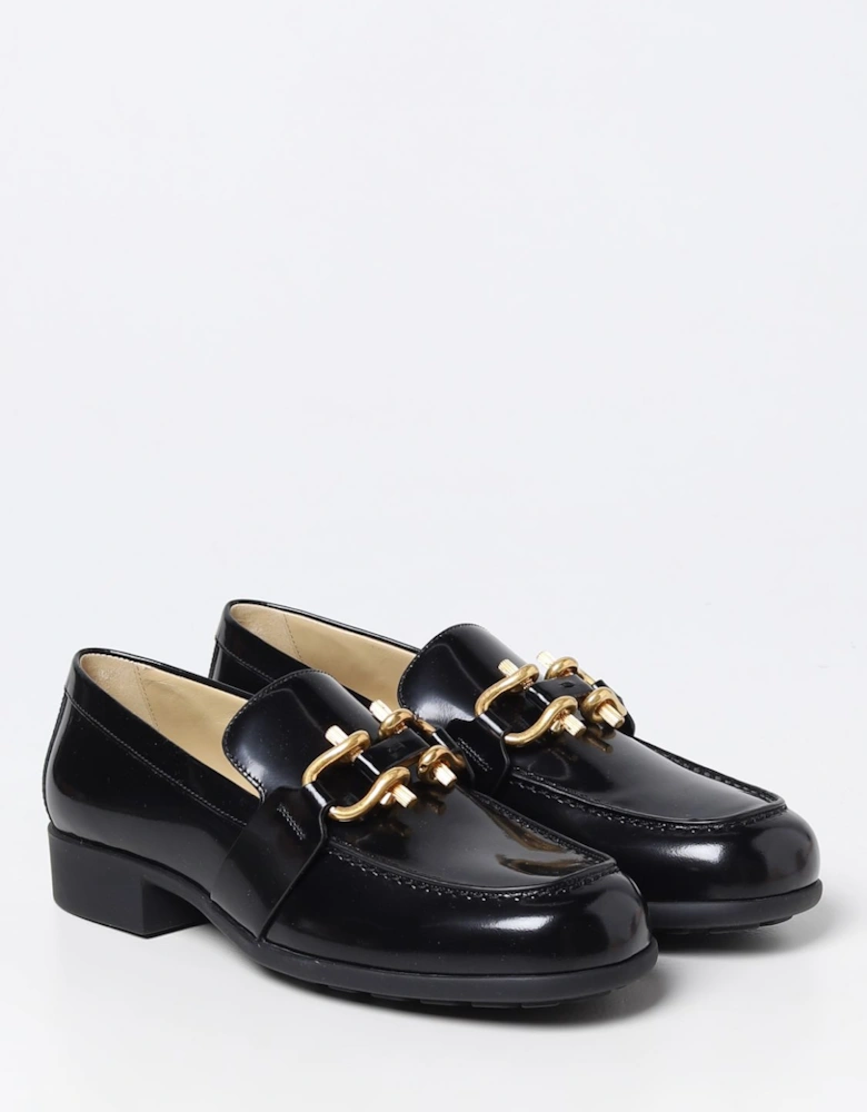 ChainDetailed Patent Leather Loafers