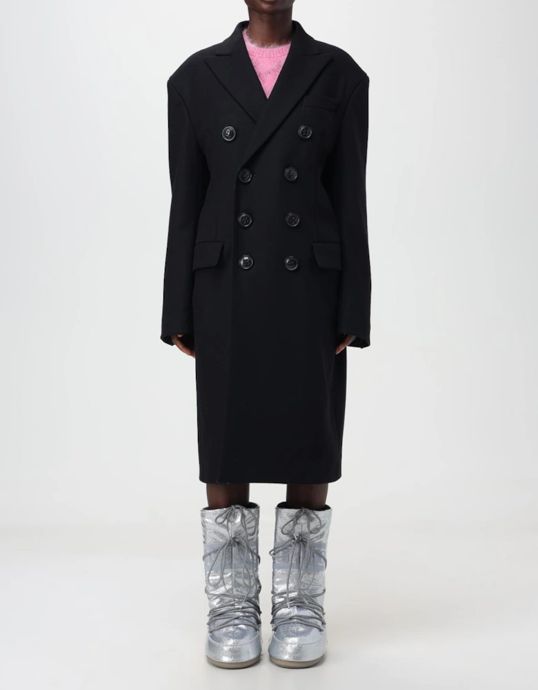 Oversized DoubleBreasted Wool Coat