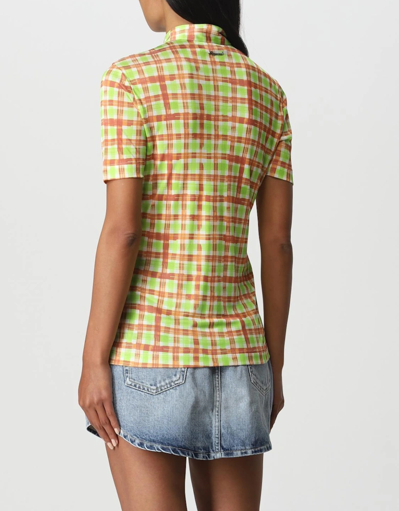 Printed ShortSleeve Collared Shirt