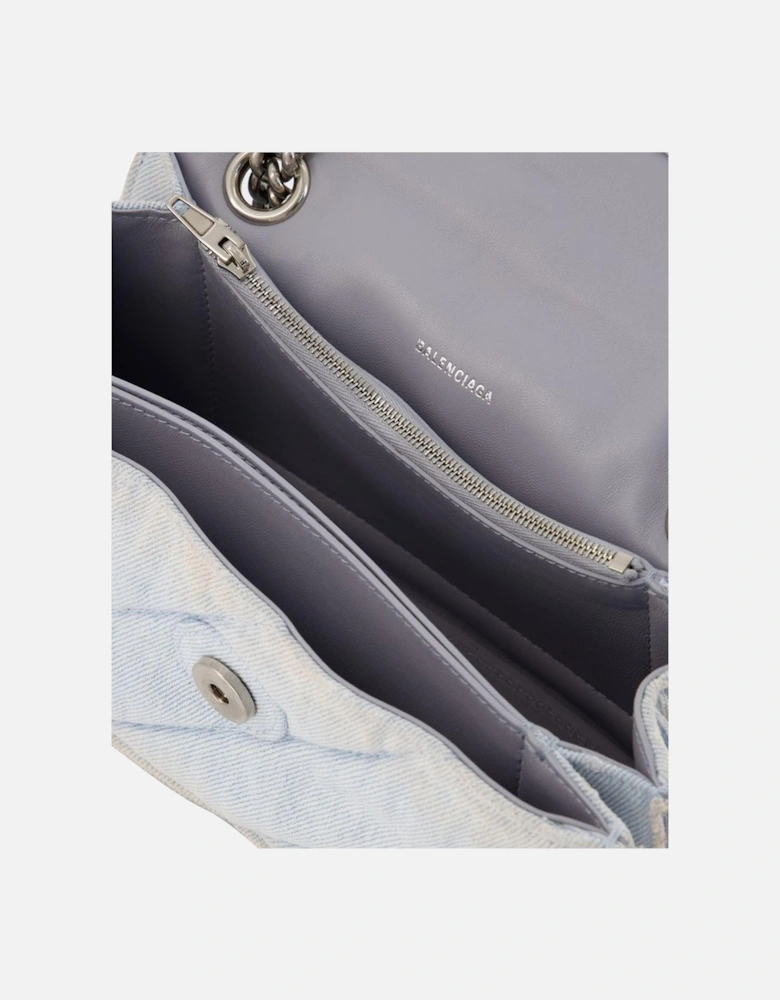 XS Chain Bag Quilted Denim