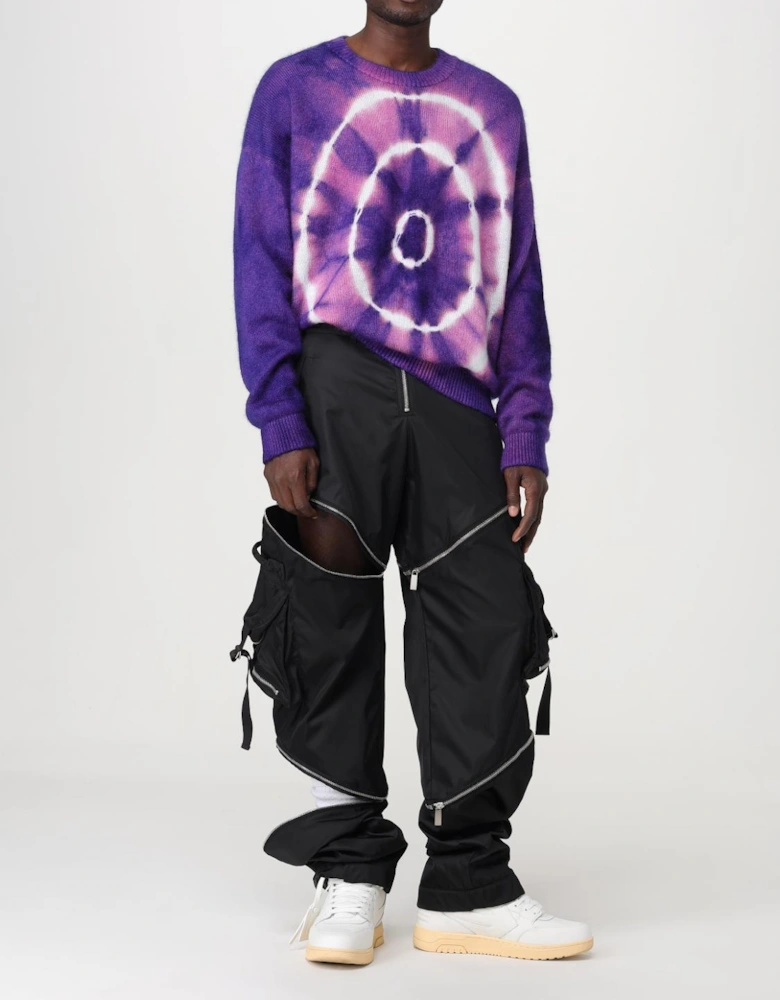 Cargo Pants with Zipper Accents