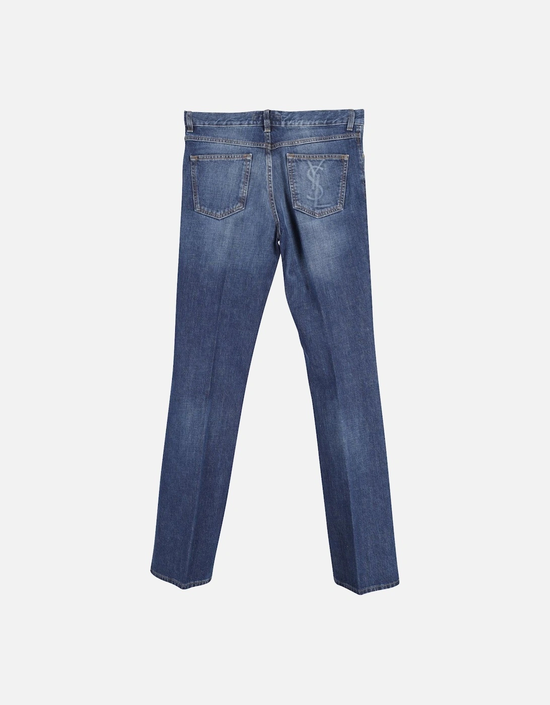 Classic Blue Denim Bootcut Jeans
