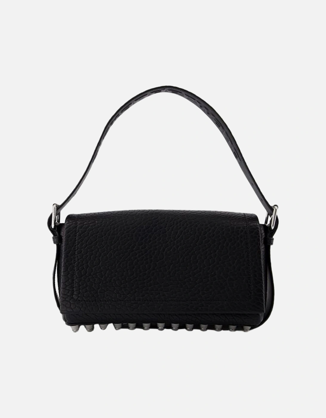 Embossed Leather Flap Bag with Adjustable Straps, 5 of 4