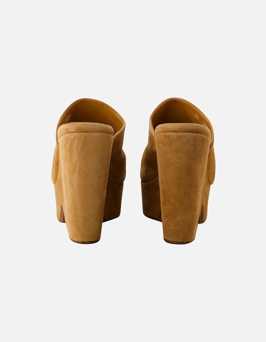 Green Leather Sandals with 11cm Heel and 6.5cm Platform, 5 of 4