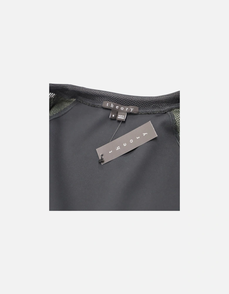 Tailored Black Windsurf Blazer with Zip Front