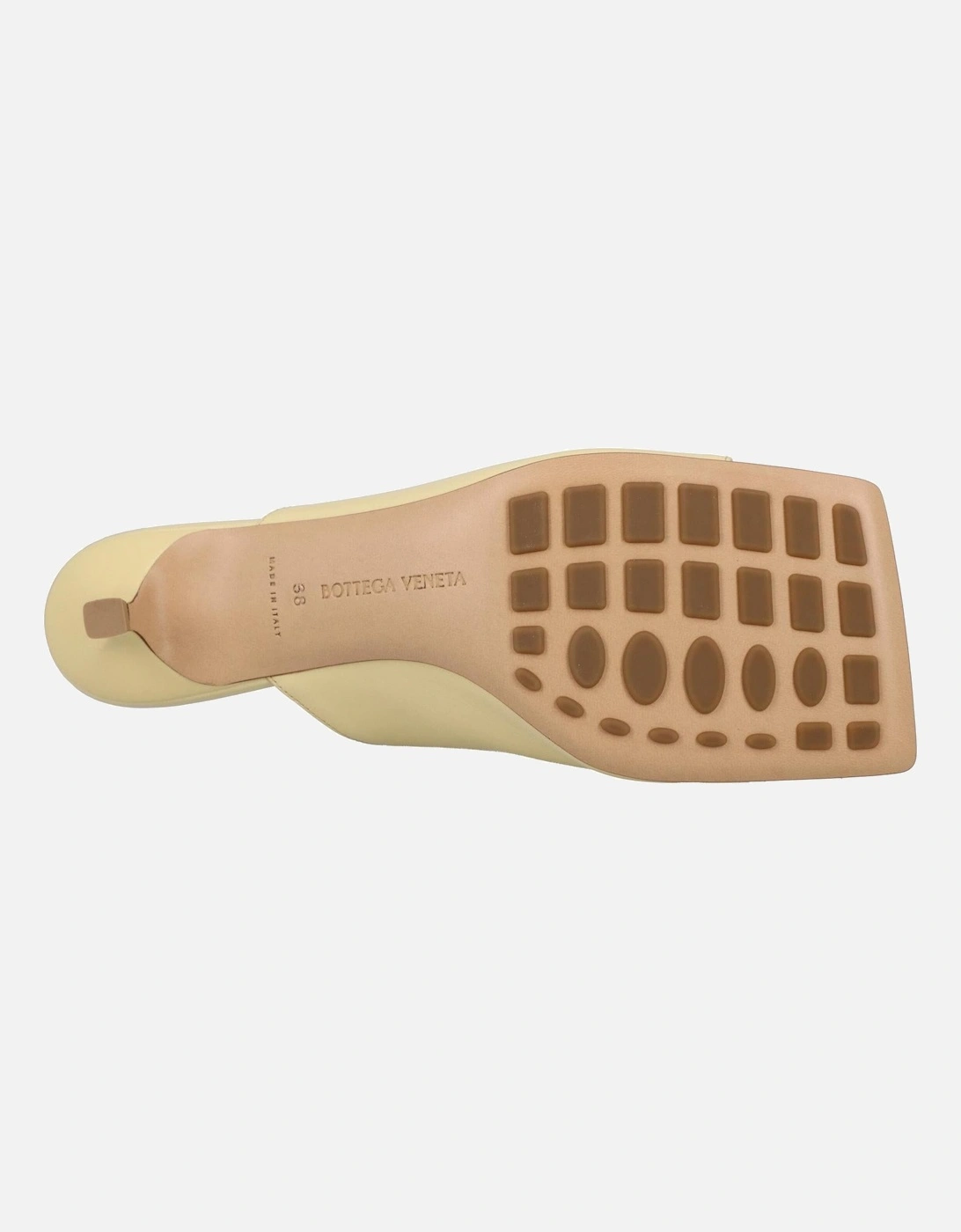 Padded Cassette Mules Leather