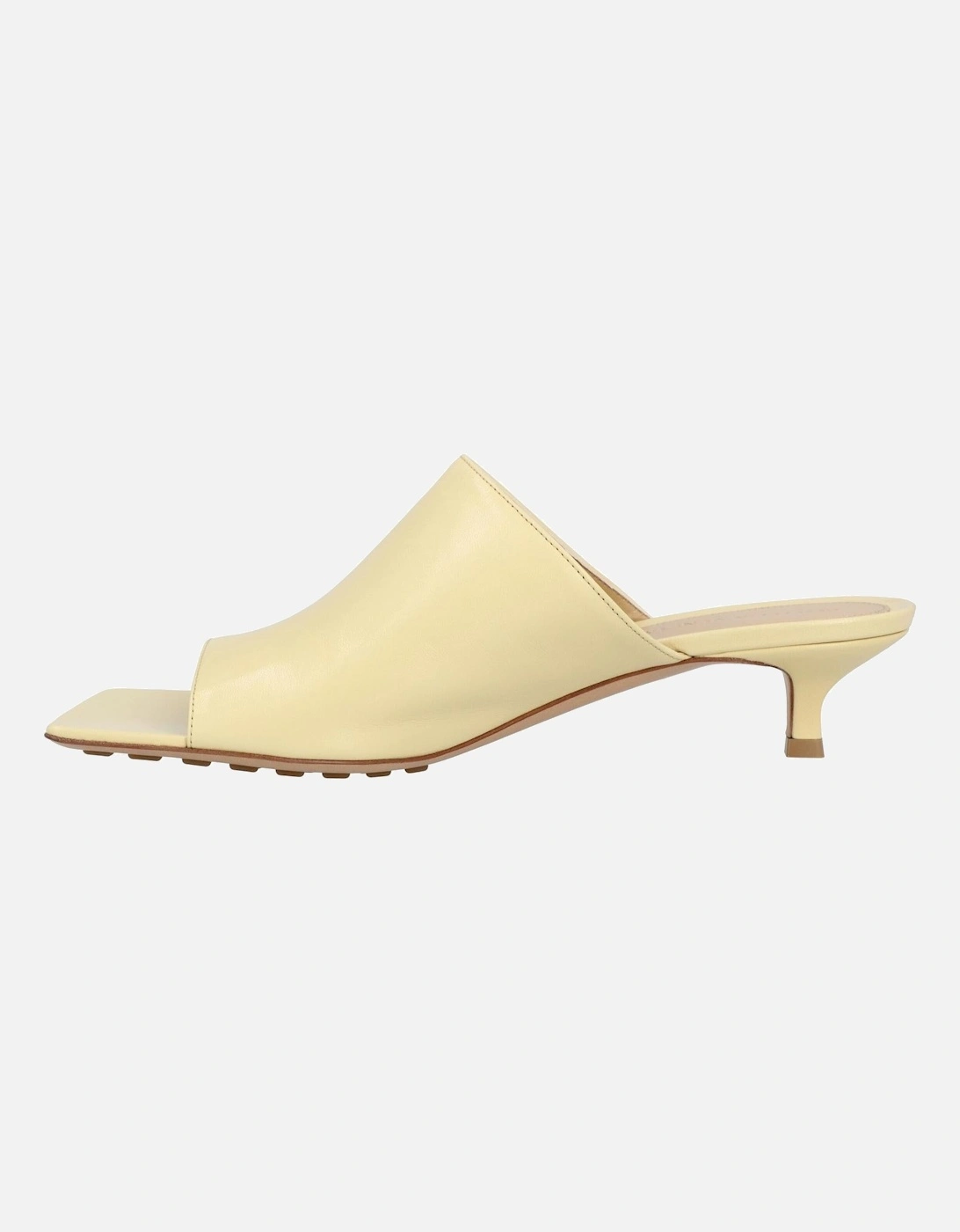 Padded Cassette Mules Leather
