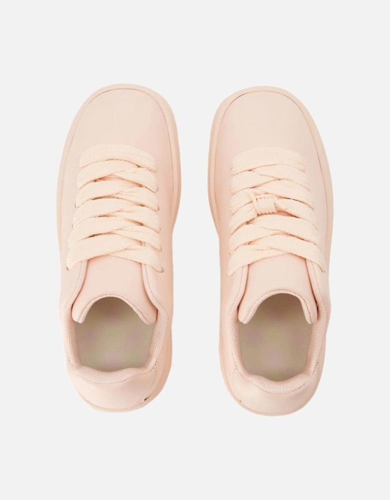 Textured Leather High-Top Sneakers with Rubber Sole
