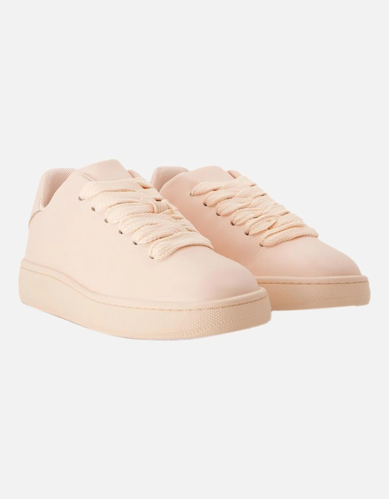 Textured Leather High-Top Sneakers with Rubber Sole