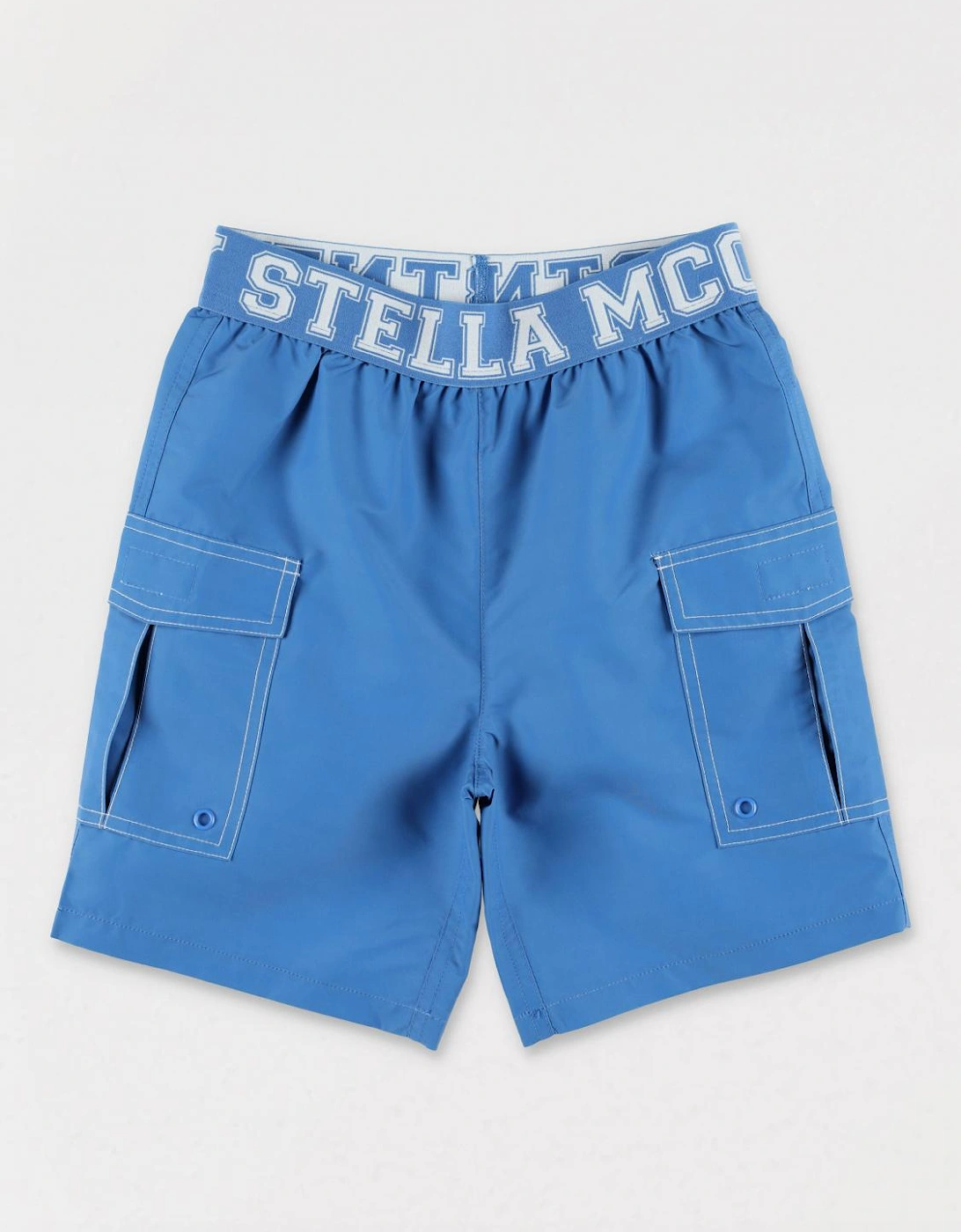 Kids Swim Trunks with Logo Waistband, 4 of 3