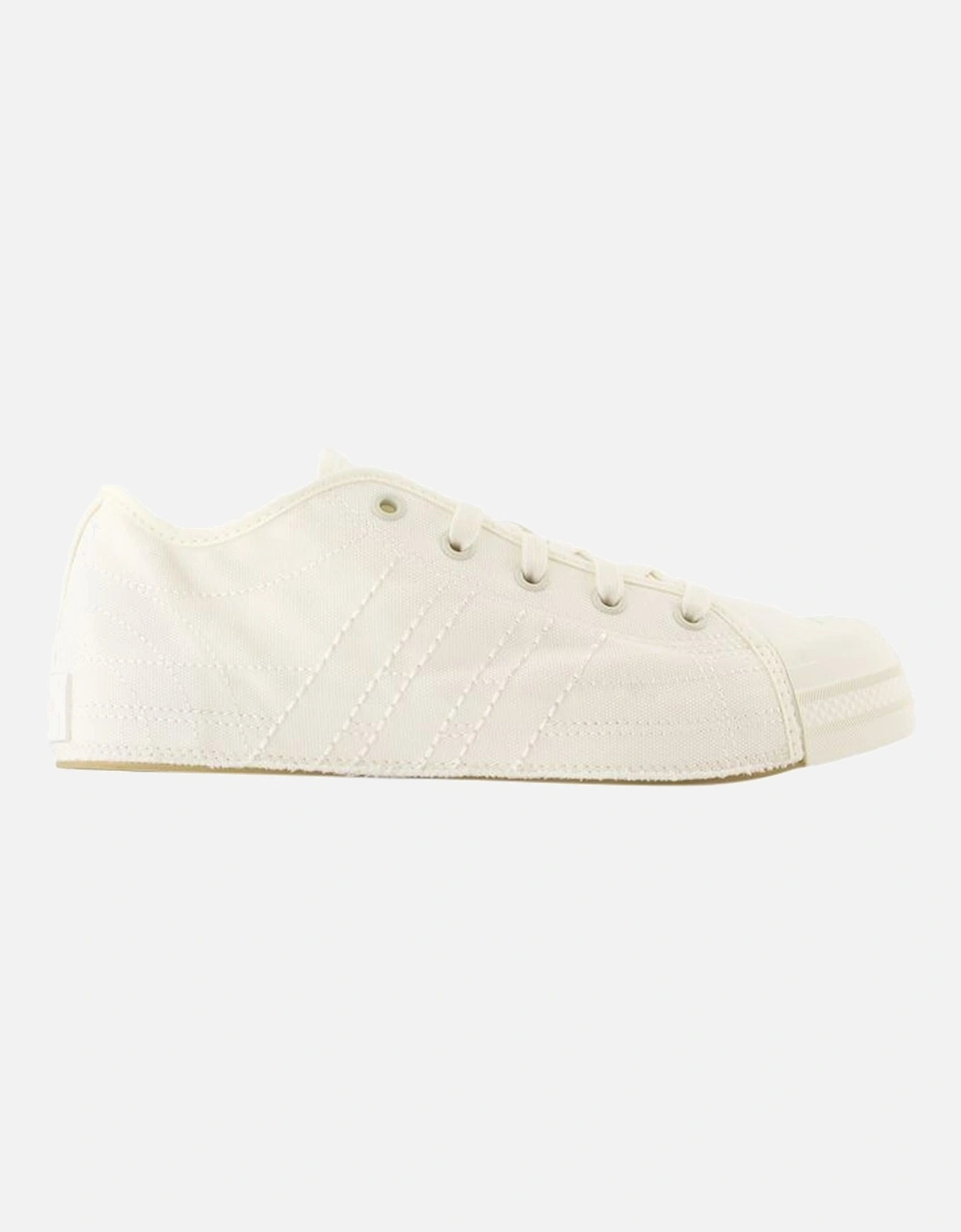 White Leather Nizza Lo Sneakers, 5 of 4