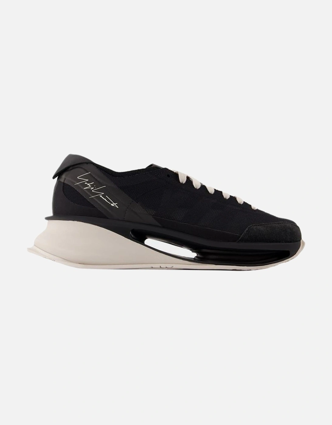 Black Leather Gendo Run Sneakers, 5 of 4