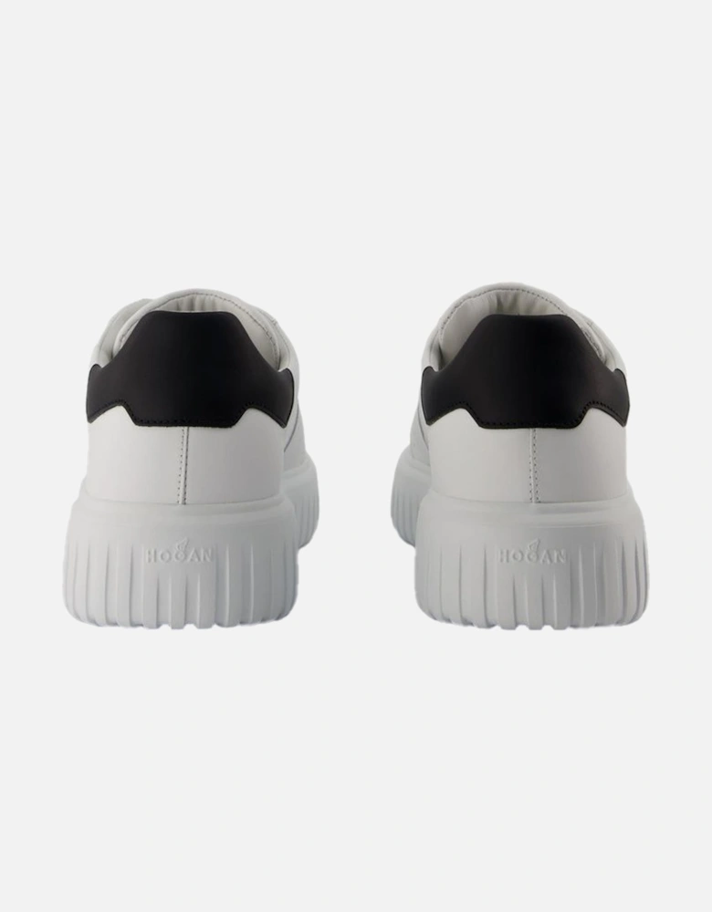 H Stripes Leather Sneakers