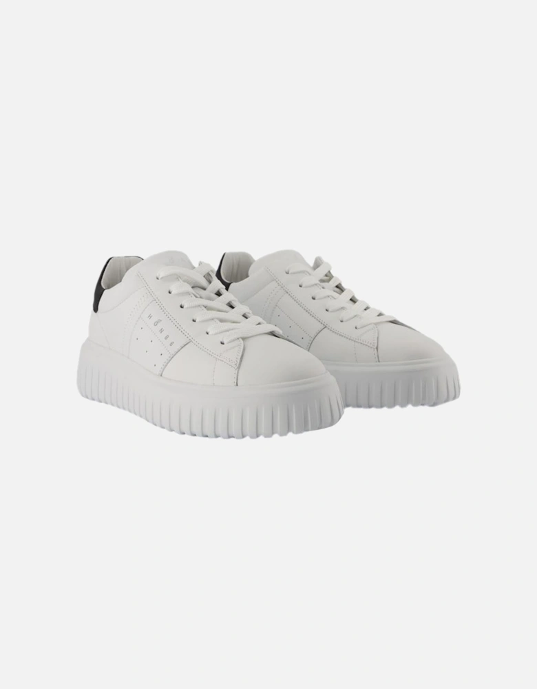 H Stripes Leather Sneakers