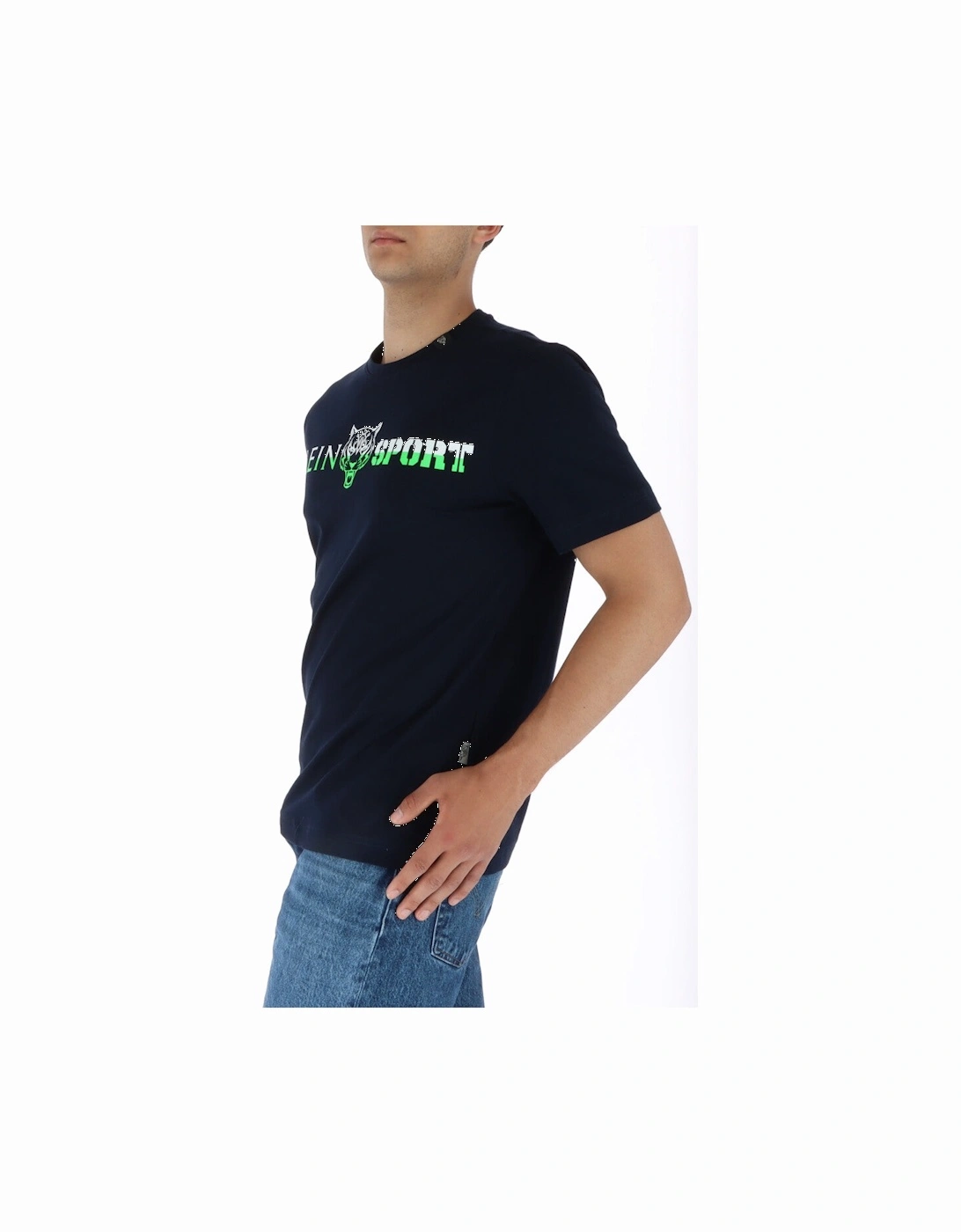 Tiger Head TShirt Short Sleeve Crew Neck