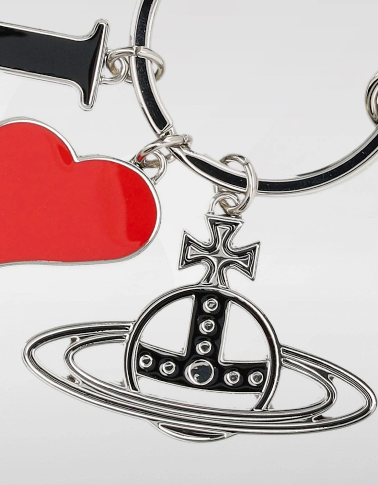 Orbs Heart I Keyring Charm