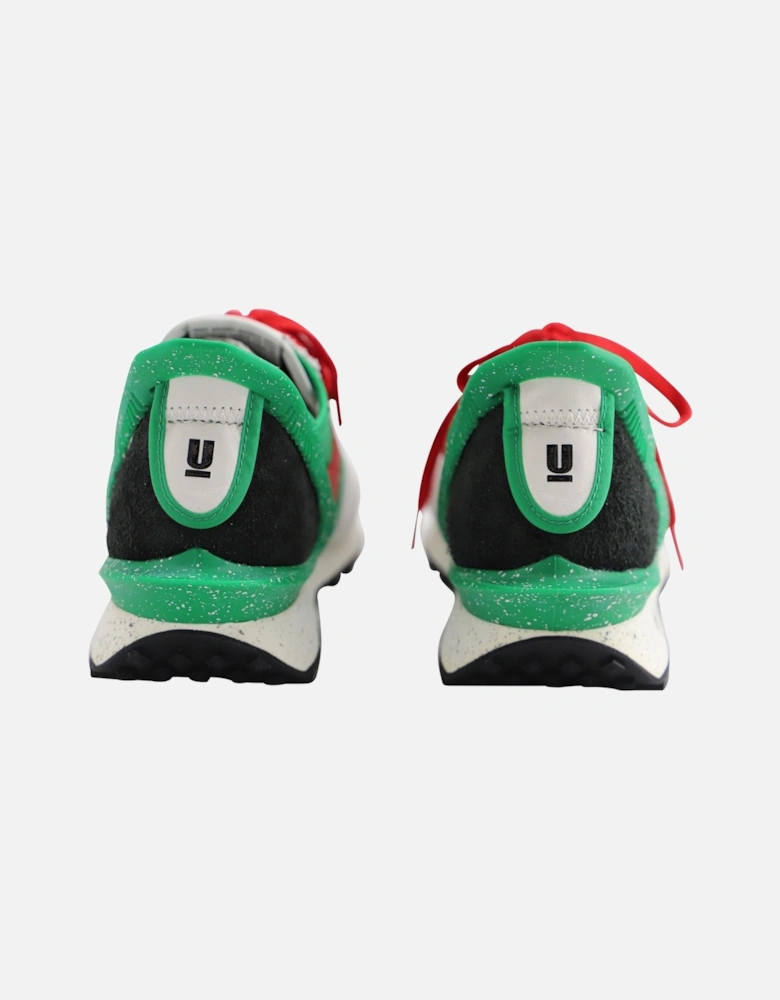 Lucky Green Red Daybreak Sneakers by x Undercover