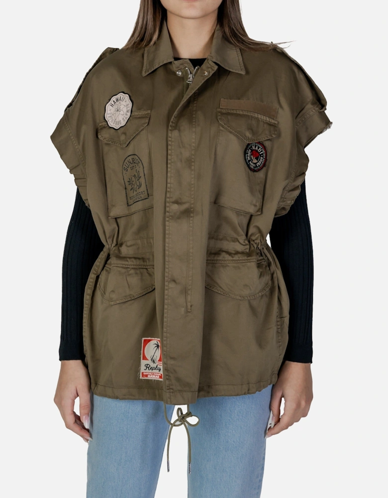 leevele Utility Vet Military Green