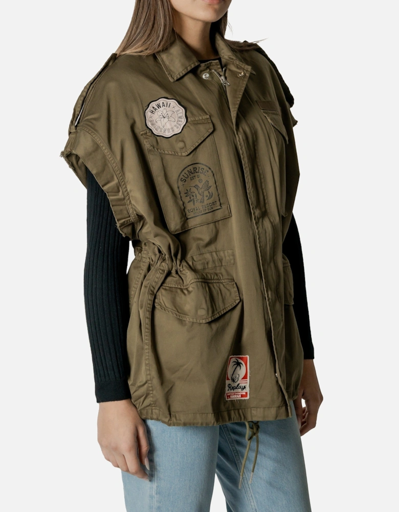 leevele Utility Vet Military Green