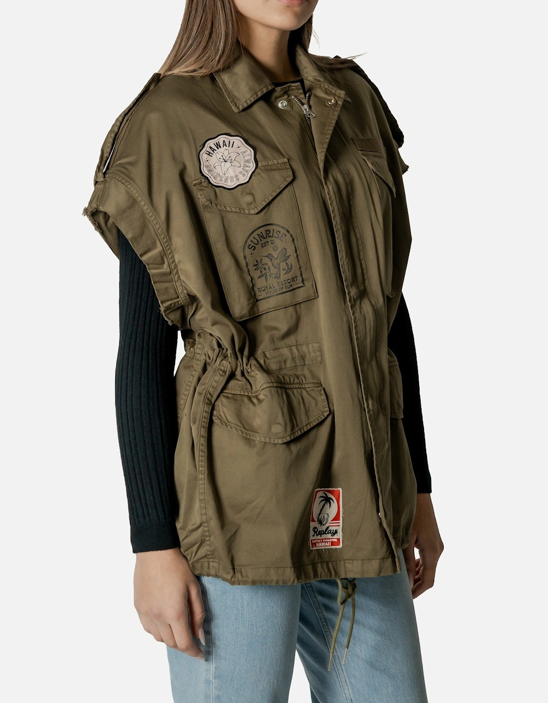 leevele Utility Vet Military Green