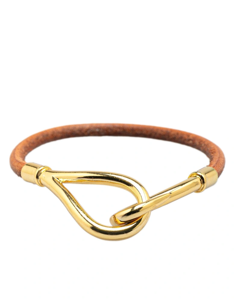 Elegant Leather Bracelet with Hook Closure a Stylish Wrist Accessory