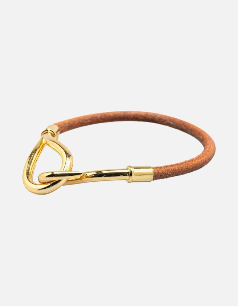 Elegant Leather Bracelet with Hook Closure a Stylish Wrist Accessory