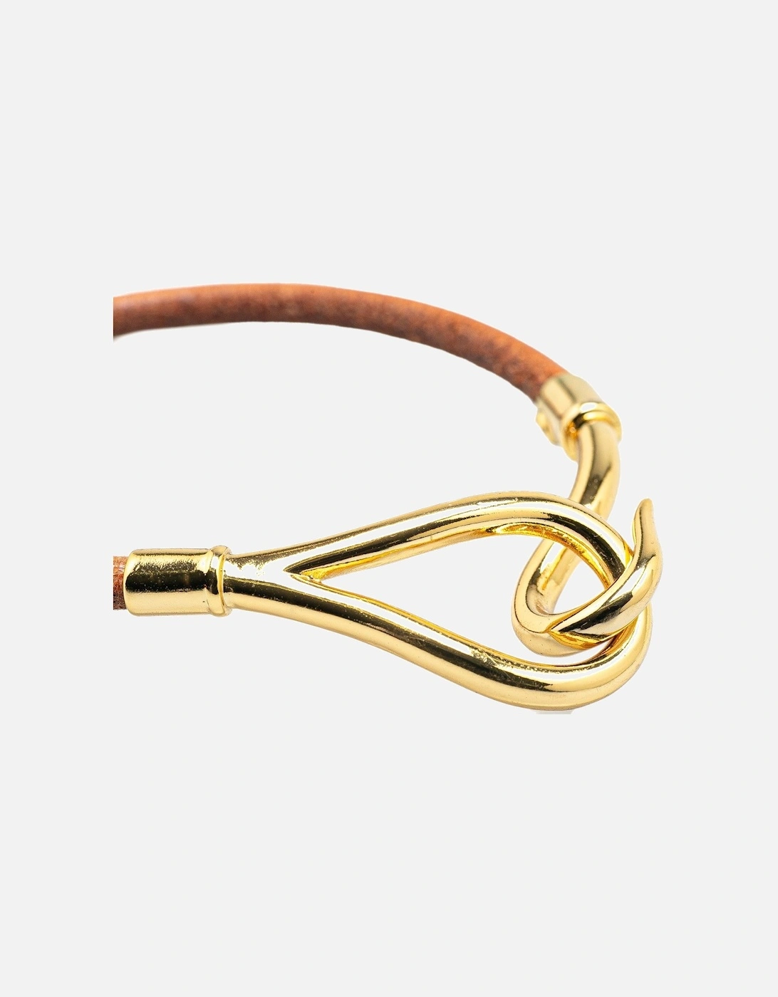 Elegant Leather Bracelet with Hook Closure a Stylish Wrist Accessory