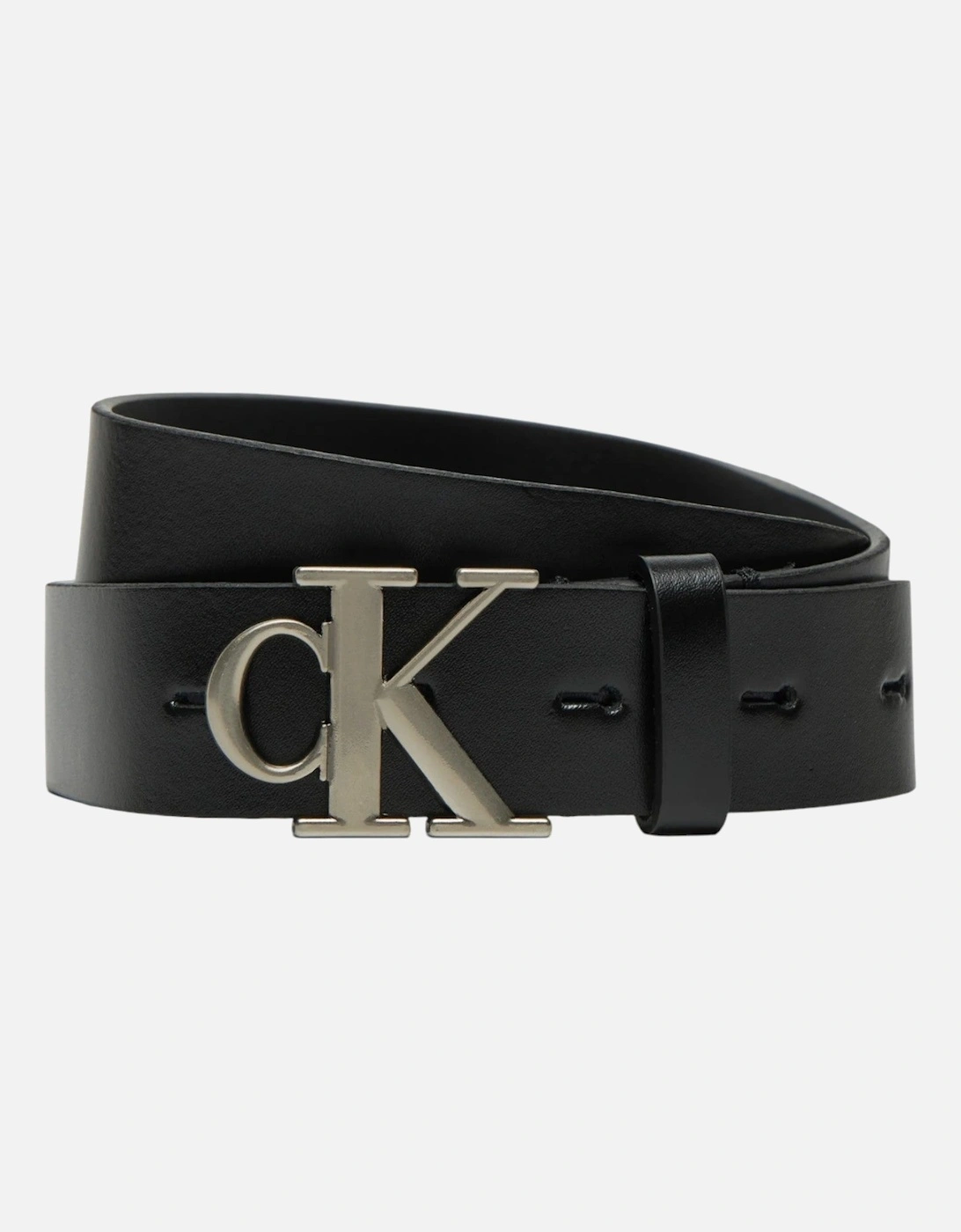 Leather Buckle Belt with 100% Leather Composition, 4 of 3