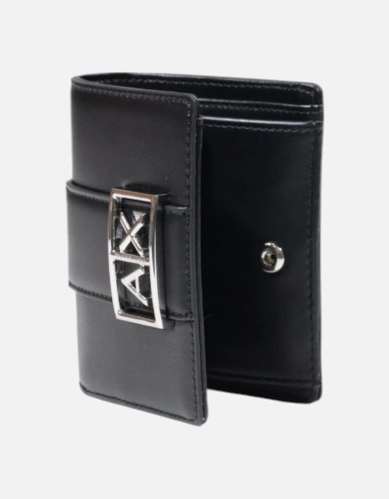 Automatic Button Wallet with Inside Pockets