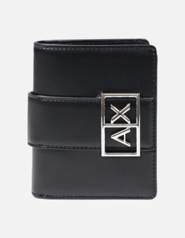 Automatic Button Wallet with Inside Pockets