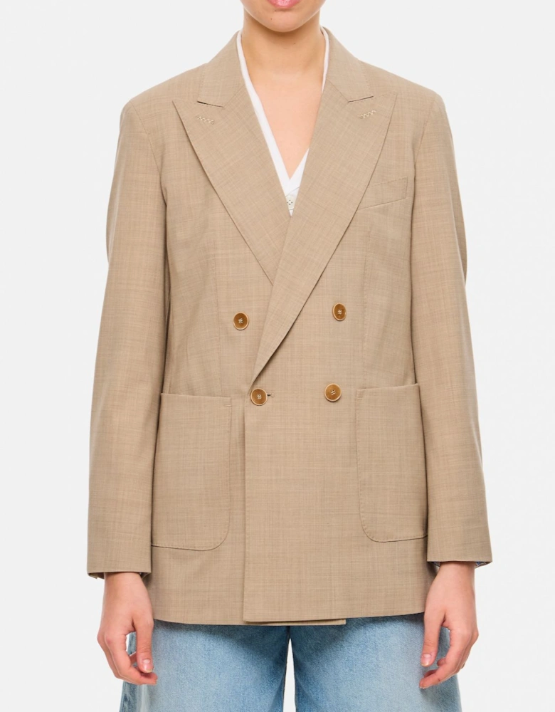 DoubleBreasted Blazer Relaxed Fit