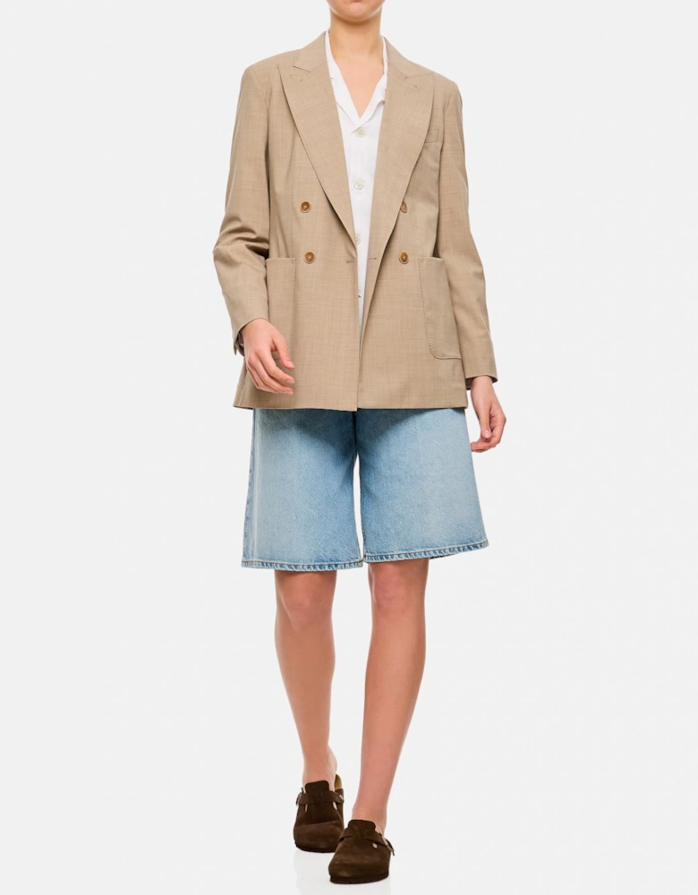 DoubleBreasted Blazer Relaxed Fit