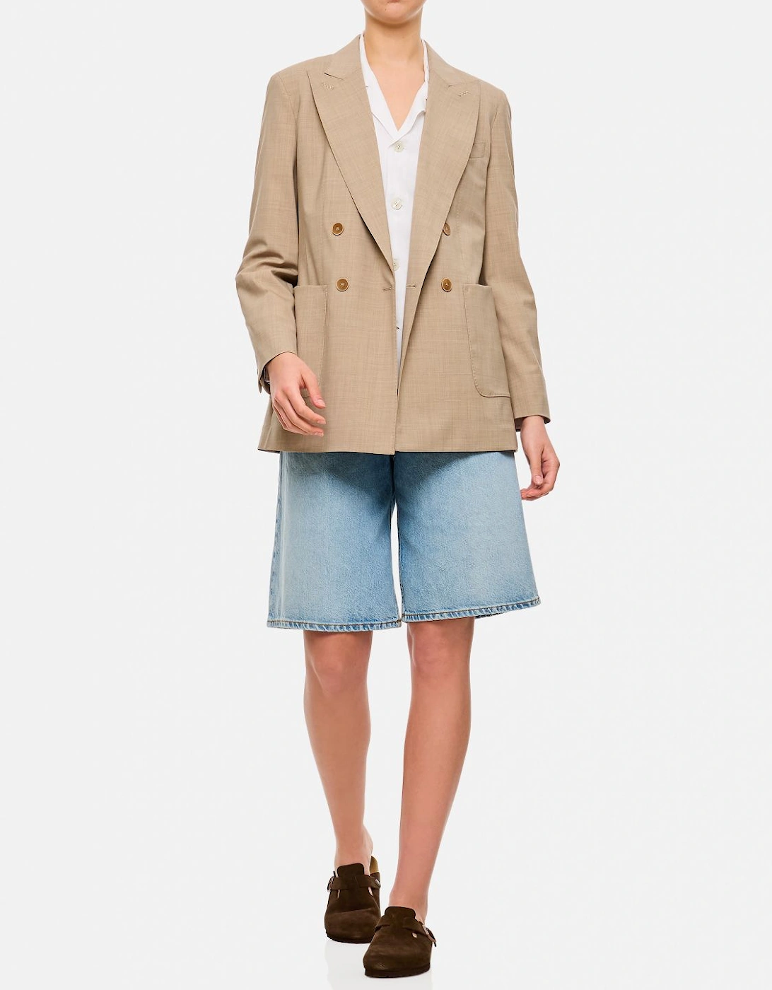 DoubleBreasted Blazer Relaxed Fit