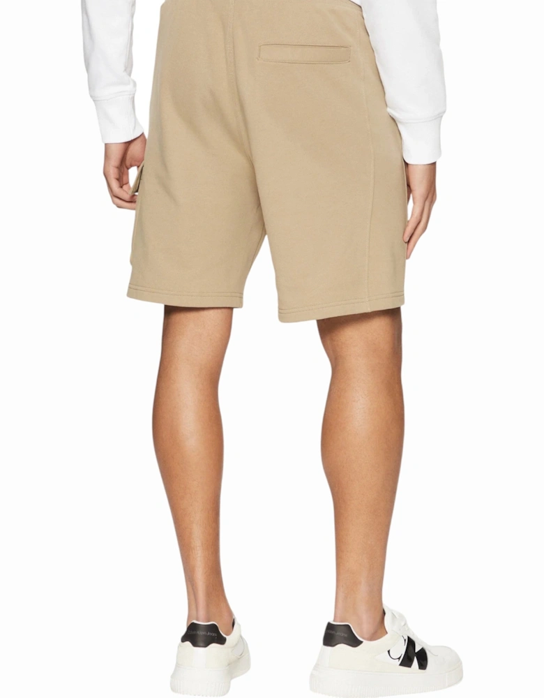 Cotton Shorts with Lace Fastening and Multiple Pockets