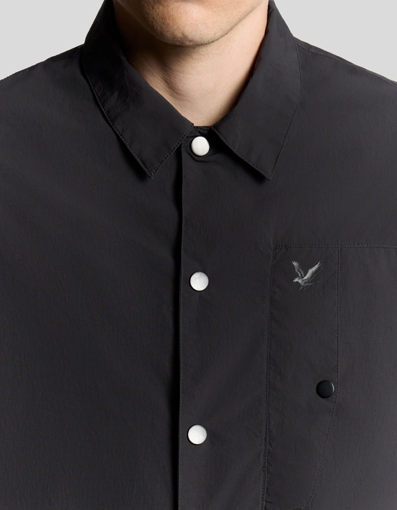 Crinkle Nylon Pocket Overshirt