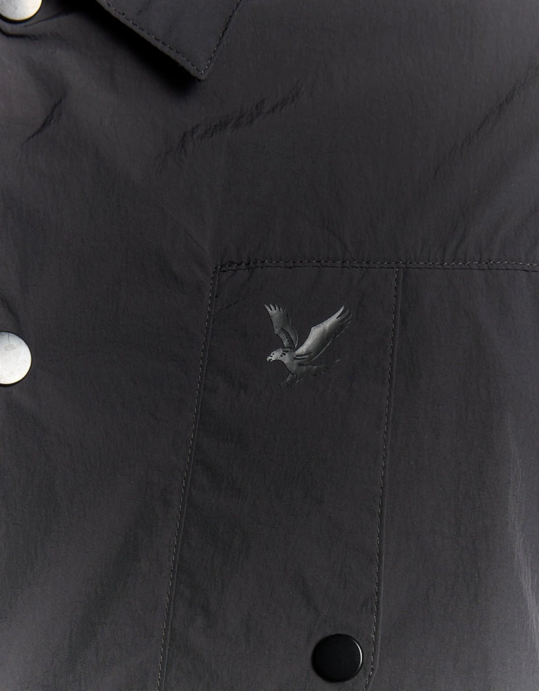 Crinkle Nylon Pocket Overshirt
