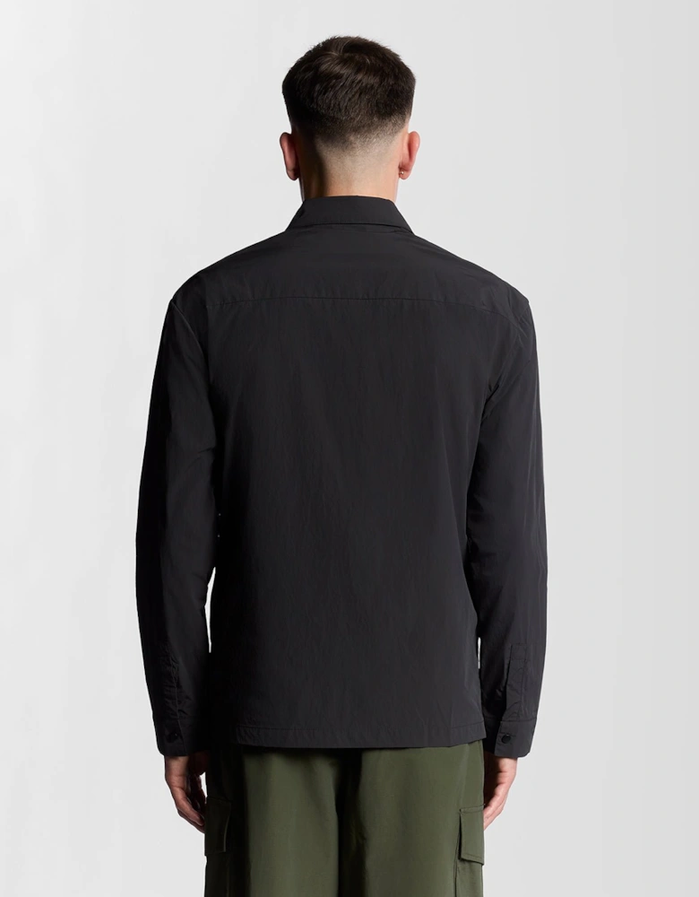 Crinkle Nylon Pocket Overshirt