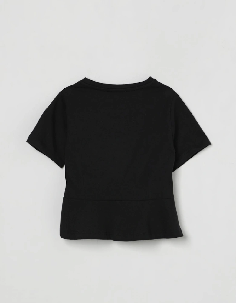 Embellished Peplum Top