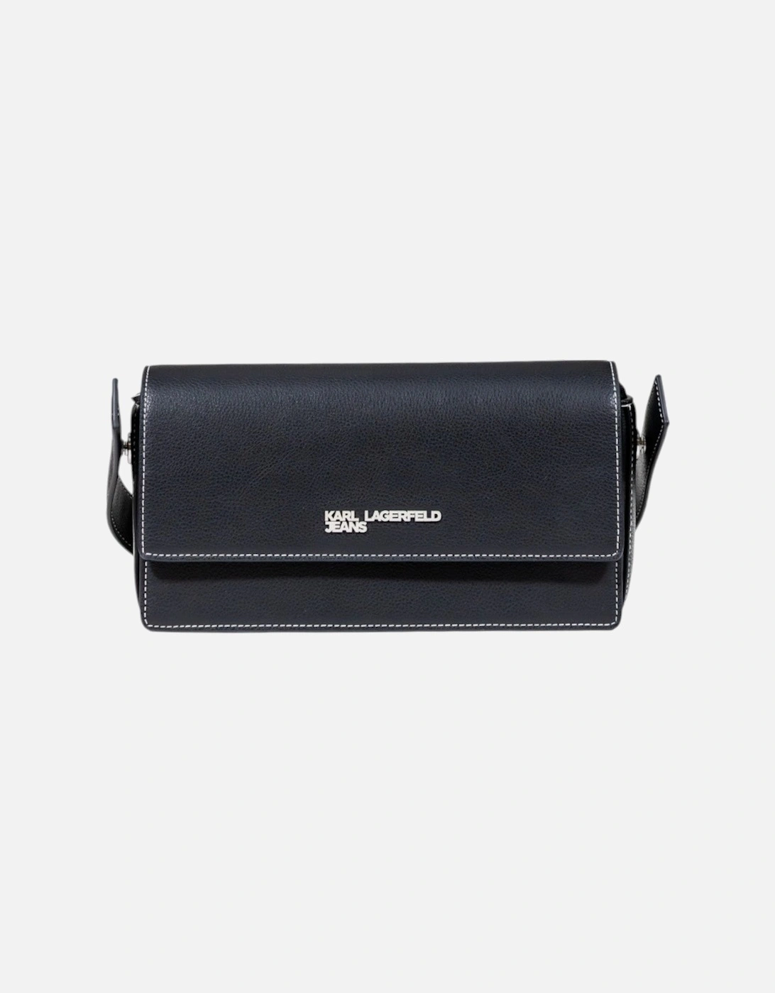 Handbag with Automatic Button Fastening and Inside Pockets, 4 of 3