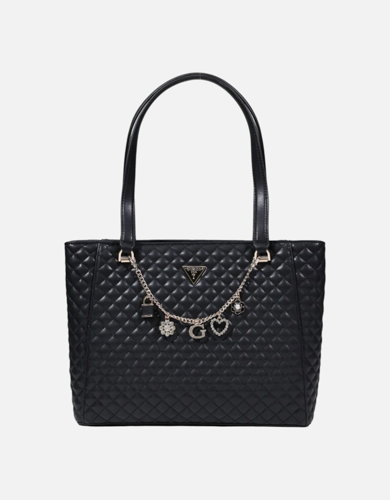 Handbag with Zip and Inside Pockets