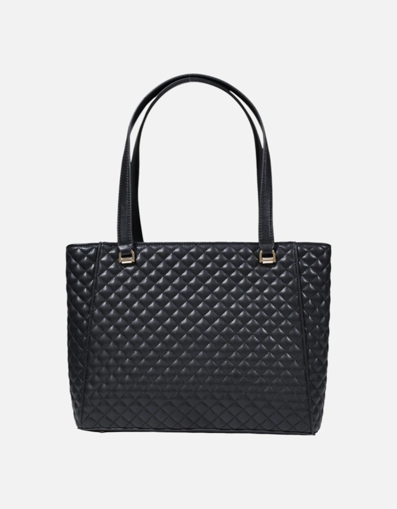 Handbag with Zip and Inside Pockets