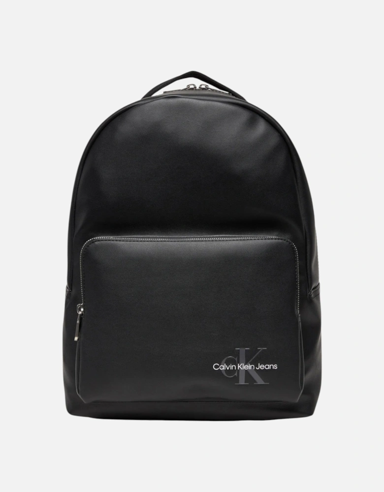 Rucksack with Zip Closure and Multiple Pockets