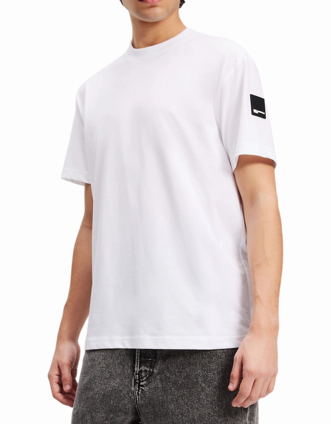Round Neck Short Sleeve Cotton T-Shirt, 4 of 3