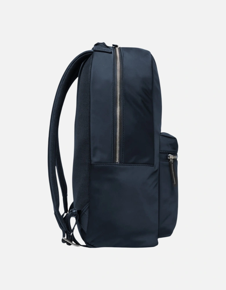 Polyester Rucksack with Zip Fastening and Multiple Pockets